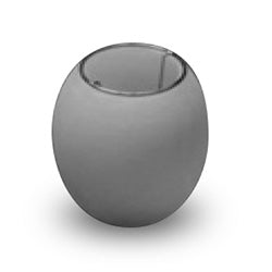 FANAL OVAL GRIS 1600GRS C/SOPORTE INT. D18/H23CM