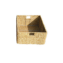 CESTO RECTANG. MEDIANO SEAGRASS NATU. 44X32 H21 CM