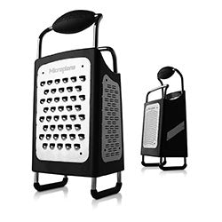 RALLADOR DE 4 CARAS 12X8X27CM NEGRO MICROPLANE