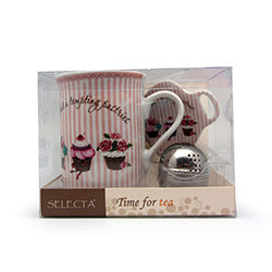 SET MUG 280ML INFUSOR Y SOPORTE P/TE PASTRIES