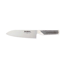 CUCHILLO SANTOKU ACERO INOXIDABLE GLOBAL. 18CM/170GRS