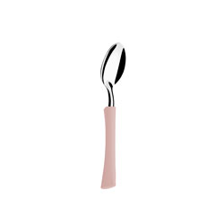 CUCHARA POSTRE MANGO CARMIN INOVA DI SOLLE 17CM