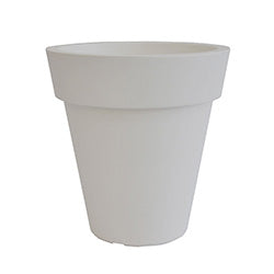 MACETA PLASTICA 45X45X25CM BLANCA