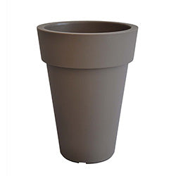 MACETA PLASTICA 51X38X20CM GRIS TOPO