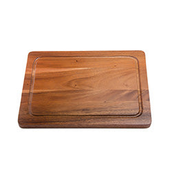 TABLA RECTANGULAR ACANALADA 30X40X2CM MADERA