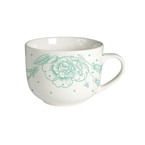 MUG 390ML FLORES CELESTE