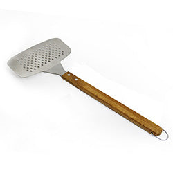 ESPATULA PARA PESCADO 41CM ACERO INOXIDABLE MADERA