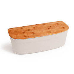 RECIPIENTE 7L CON TAPA BAMBOO ECOLOGICO 36X15X13CM