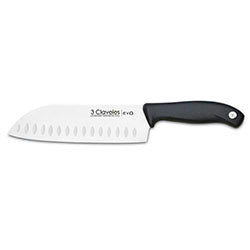 CUCHILLO SANTOKU ESTRIADO 18CM CAJA PVC EVO 3CLAVELE