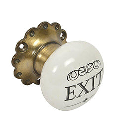 TIRADOR PARA PUERTA EXIT CERAMICA METAL
