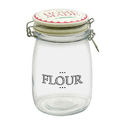 FRASCO TAPA CERAMICA FLOUR 10DX17H CM