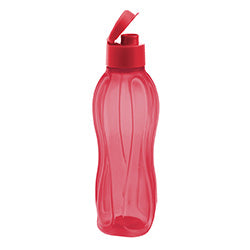 CARAMAÑOLA PLASTICA CON TAPON 800 ML ROJA