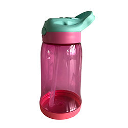 CARAMAÑOLA PLASTICO C/ ABRE FACIL 500ML ROSA/CELESTE