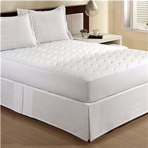 CUBRE SOMMIER SINGLE 200H BLANCO 100X190+35CM
