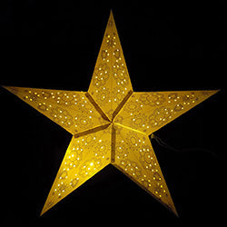 ESTRELLA DECORATIVA CON LUZ LED BLANCA 60CM