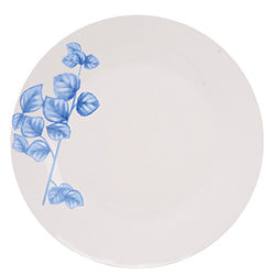 PLATO LLANO 23CM RAMA AZUL