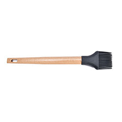 PINCEL SILICONA MANGO BEECH WOOD. L27.5X5CM