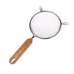 COLADOR D10XH22.5CM CON MANGO PP SIMIL MADERA