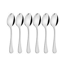 SET 6 CUCHARITAS DE TE ACERO 15CM