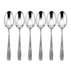 SET 6 CUCHARITAS TE C/ ARABESCOS 14.5CM