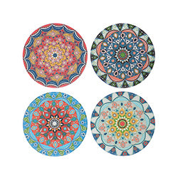 POSAVASO D10CM CERAMICA/MADERA DISEÑOS SURTIDOS