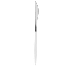SET 12 CUCHILLO DE MESA 22.5CM BLANCO BERLIN