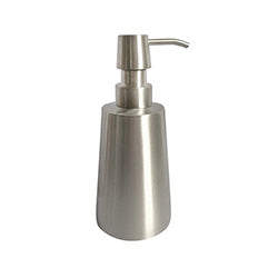 DISPENSADOR DE JABON CONICO ACERO 320ML