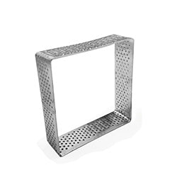 MOLDE CUADRADO ACERO 7.5x7.5x2CM ESPESOR 1MM