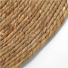 ALFOMBRA TEJIDA 70x50CM NATURAL