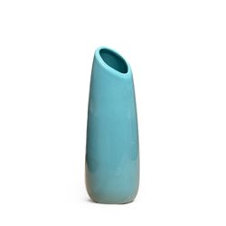 FLORERO CERAMICA D7x20CM LISO SURTIDO