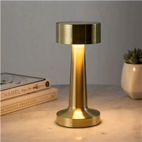 LAMPARA DE MESA LED 9x21CM DORADO