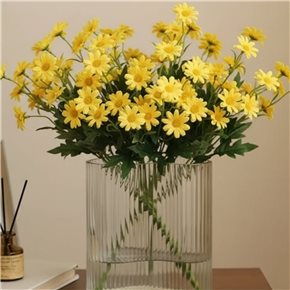 RAMO FLORES MARGARITAS H36CM AMARILLO