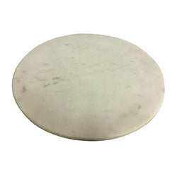 PLATO MARMOL D.28 H1.3 CM BLANCO