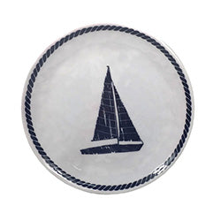 PLATO POSTRE D22CM 245G MELAMINA MARINERO