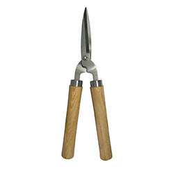 CORTADOR P/JARDIN ACERO INOX MANGO MADERA. 32X11.5CM