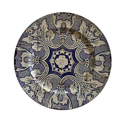 PLATO DE SITIO 33CM MOSAICO ESPAÑOL AZUL