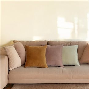 ALMOHADON VELVET 40x40CM LILA