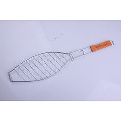 PARRILLA GRILL CROMADO P/ PESCADO 31X13XL58CM