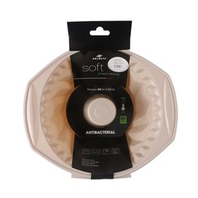 MOLDE C/CONO SILICONA 27.5X24X11CM BEIGE