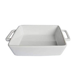 ASADERA CON ASAS CERAMICA 31x25x7CM BLANCO