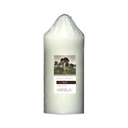 VELA PILAR D7.5/H20CM BLANCA VAINILLA