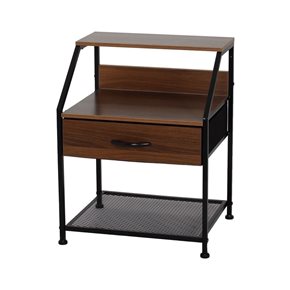 MUEBLE 1 CAJON CON ESTANTES 47x39x61CM MADERA