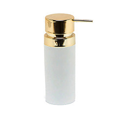 DISPENSADOR DE JABON LENOX 300ML BLANCO/DORADO
