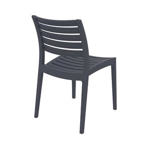 SILLA DALLAS POLIPROPILENO 58x46x84CM GRIS
