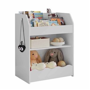 ESTANTERIA 3 NIVELES MDF 63x40x80CM BLANCO