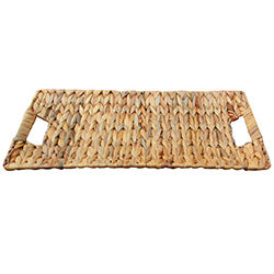 BANDEJA RECTANGULAR JACINTO DE AGUA. 56X33X6CM