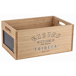CAJON MADERA NATURAL 30x20x13.5CM