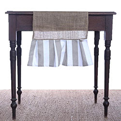 SENDERO 0.38X1.8M ARPILLERA Y TELA RAYAS BEIGE