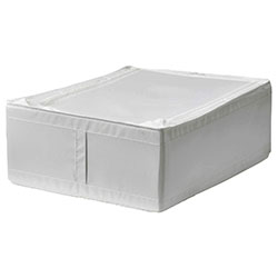 ORGANIZADOR CON TAPA Y CIERRE BLANCO 55x44x19CM