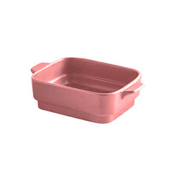 FUENTE PEQUEÑA CERAMICA 17x13x5CM ROSA MATE
